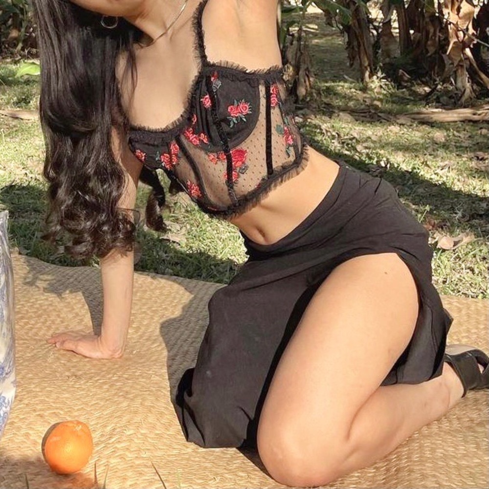 For Love & Lemons Rosebud Bustier 🌹